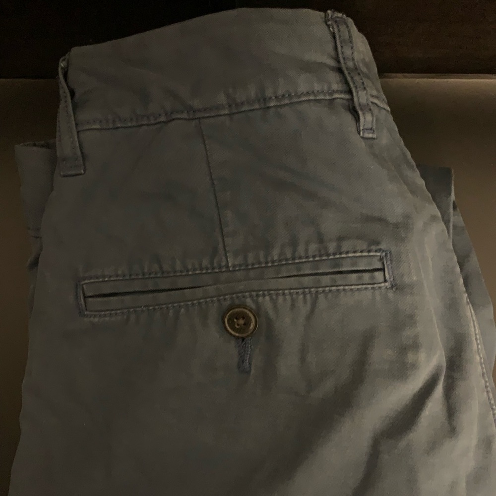 Blue H&M Slim Fit Casual Pants
